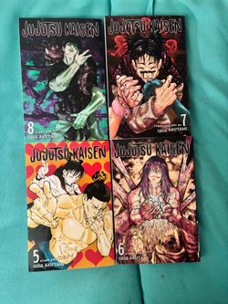 Jujustu Kaisen Manga Books 5-8 (English)