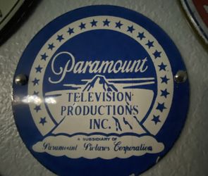 Porcelain sign