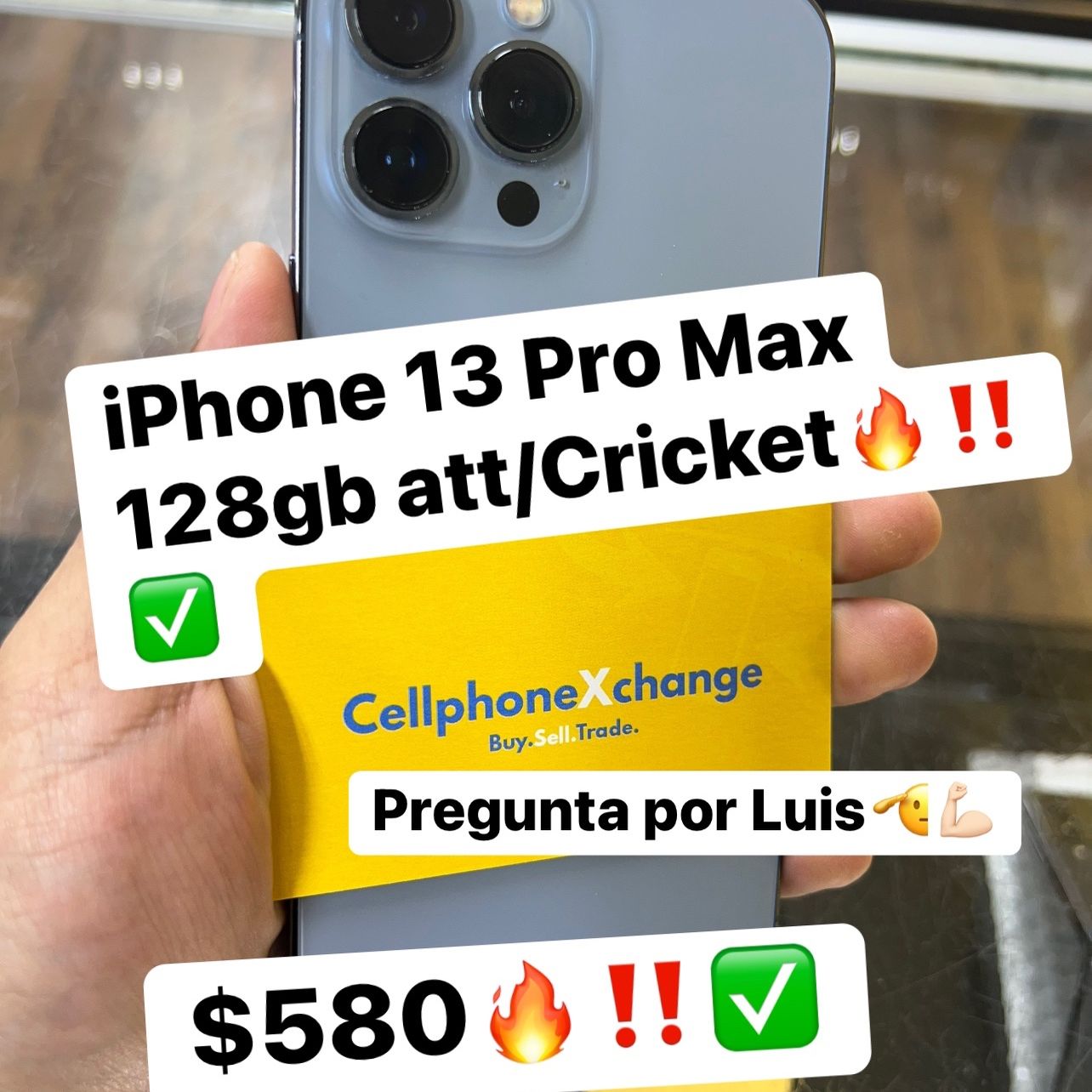 iPhone 13 Pro Max 128gb Att / Cricket 