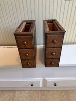 Antique Sewing Machine Drawers