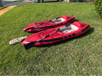 2 Coleman Inflatable Kayaks