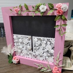 Button Art - vision back of Wedding dress for alteration shop