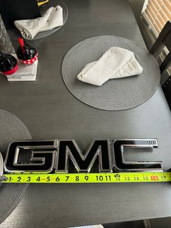 GMC grill and tailgate emblem