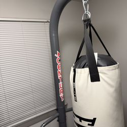 Stationary Bike And Punching Bag