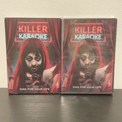 Killer Karaoke DVD Movie NEW SEALED Horror Slipcover Ghosts Unrated 2017
