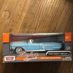 Timeless Legends (1958 Chevy Impala) 1:24 Scale Model Car 