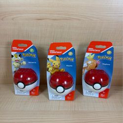 MEGA CONSTRUX Pokémon Poké Ball Sets Pikachu 21pcs Magikarp 20pcs Meowth 30pcs