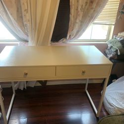 Long White Desk
