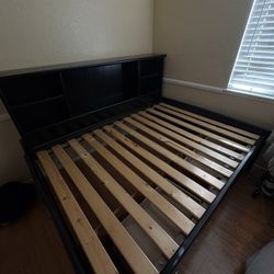 Full Size Bed Frame With Storage 