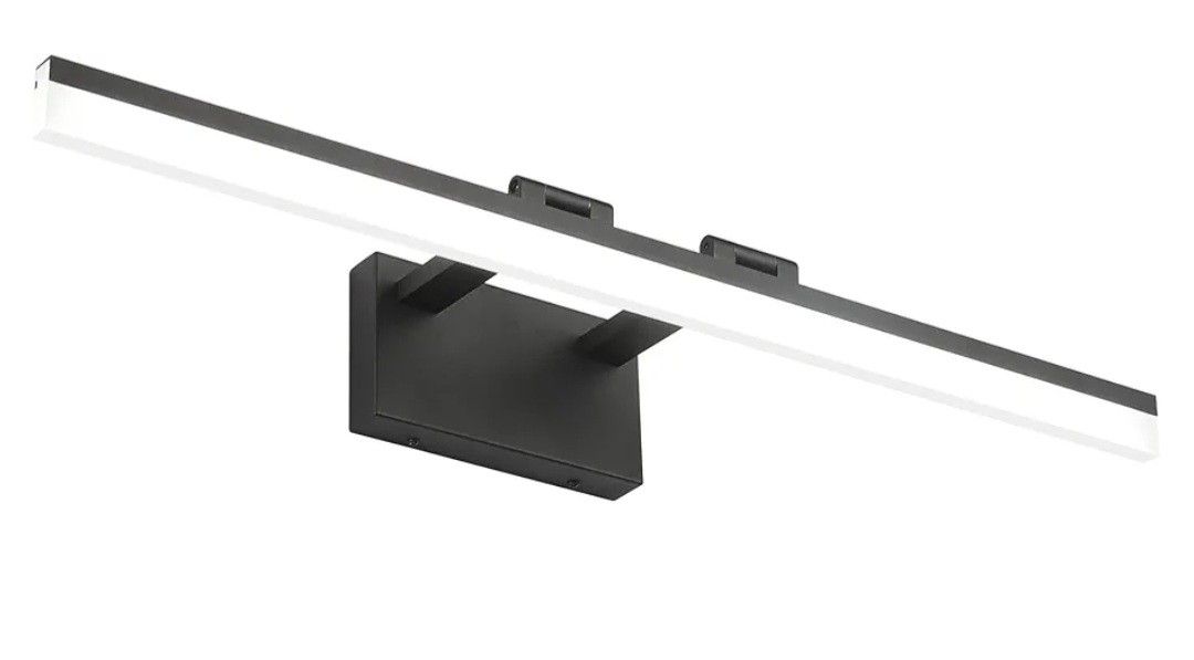 Solfart 31.5in LED Modern Bathroom Vanity Light Black Dimmable Open Box Like New