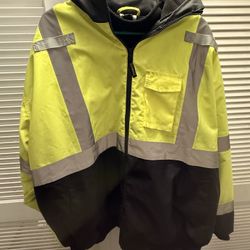 Reflective Jacket With Fleece