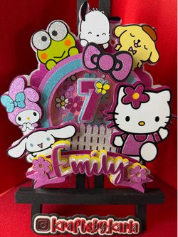 Hello Kitty & Friends Cake Topper