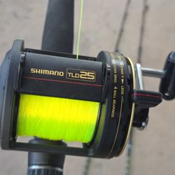 New Shimano Tld 25 Reel/New Lines/Shimano Rod...
