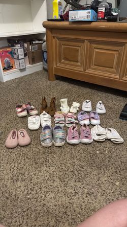 Toddler Girl Shoes Lot – 10 Pairs