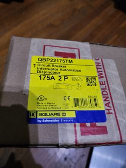 Square D QBP22175TM 2 Pole 175 Amp 120/240v Main Breaker New Sealed 