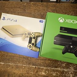Xbox One, PlayStation 4 Gold, And 20 Games, New Condition. Can Sell Individuals All Prices Negotiable