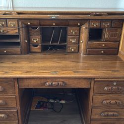 Oak Roll Top Desk FREE 