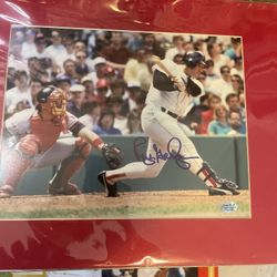 Vintage Authentic BOSTON RED SOX Rich Gedman 1986 Catcher Signed Photo With Certificate 