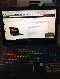 Selling my MSI 60F apache pro 16 ram for $649 gaming computer