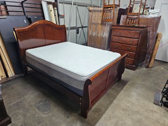 Queen bed and mattress