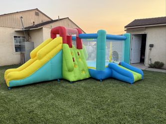 Jump 'n Climb Kids Inflatable Mega Bounce Park