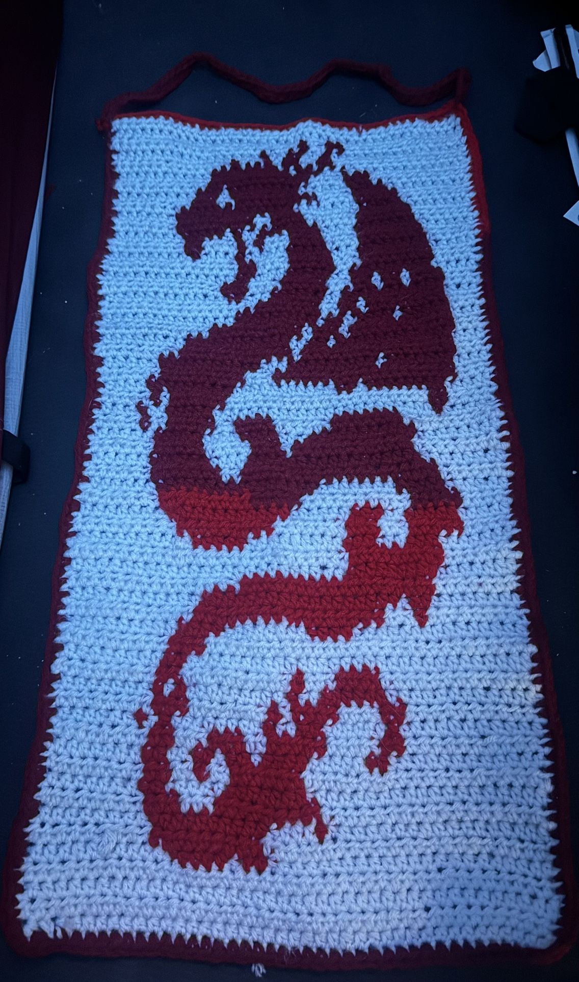 Midevil Dragon Tapestry