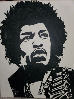 Jimmy Hendrix Painting $50