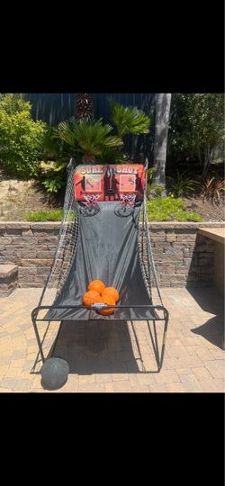 Sure Shot Dual Hoop Basketball Arcade Game