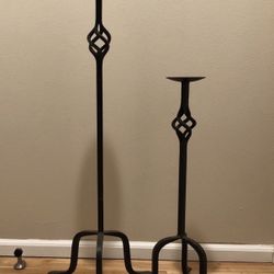 Cast Iron Candle Opera Set - High Quality