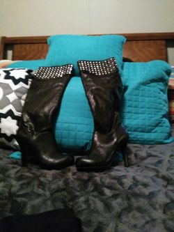 Studded boots