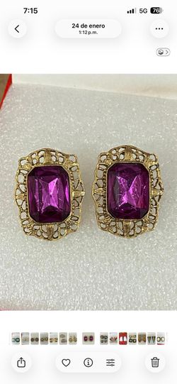 Aretes Gold Filled Piedras