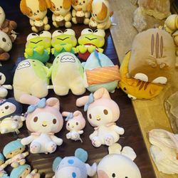 Huge Sanrio San-X Pokemon Plush Collection 100 Pices-Wholesale Lot Must buy all