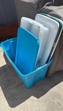 Free storage bins MUST TAKE ALL