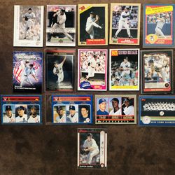 15 Mixed New York Yankees Baseball Cards GC-VGC-Mint