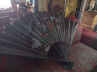 Oriental Decoration Of Fan For The Wall