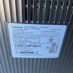 Samsung 60” curved TV