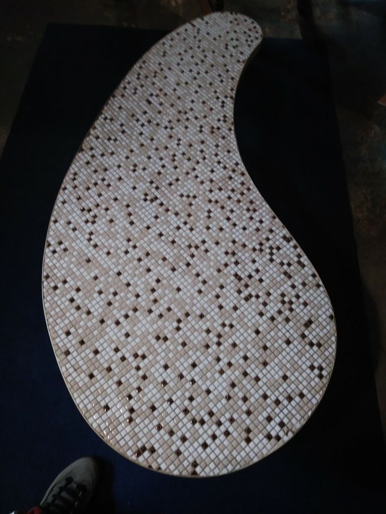 Antique Retro Mosaic Tile Table