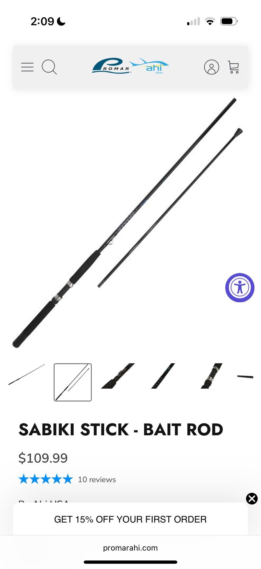 Sabiki Stick Bait Catching Rod