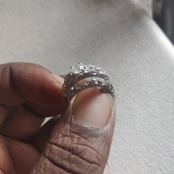 16k White Gold Wedding Ring 