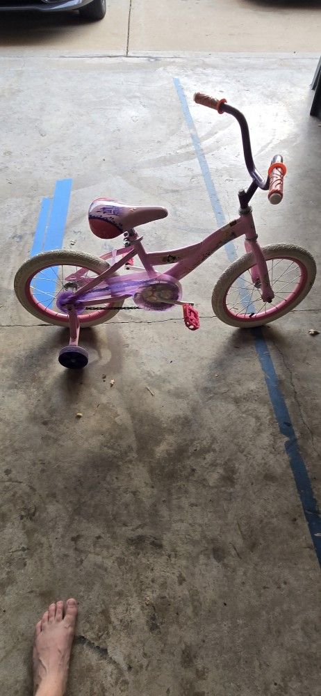 Girls princess bike.