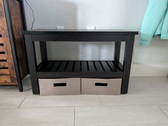 IKEA Hemnes Bench with Storage Cubes