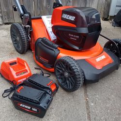 Brand-New Echo 21" Inch 56Volt Cordless Battery Push Lawnmower Kit (2- 5.0 Ah Batteries Included)