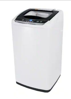 Small Portable Washer,Portable Washer 0.9 Cu. Ft. with 5 Cycles, Transparent Lid & LED Display