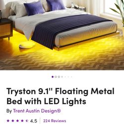 Queen Sized Floating Bed Frame