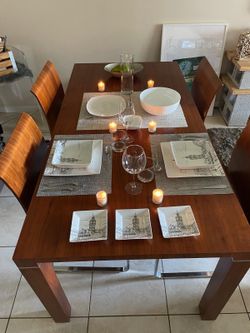 Mid-Century Modern Dining Set + Matching Buffet/Sideboard