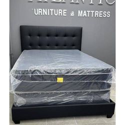 FAST DELIVERY!!! BRAND NEW QUEEN SIZE BED , MATTRESS & BOX SPRING!

