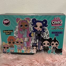 Collectable LOL Surprise Sunshine Gurl & Moonlight BB Family Mega Pack OMG Fashion Dolls NEW