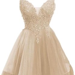 Champagne Color Dress