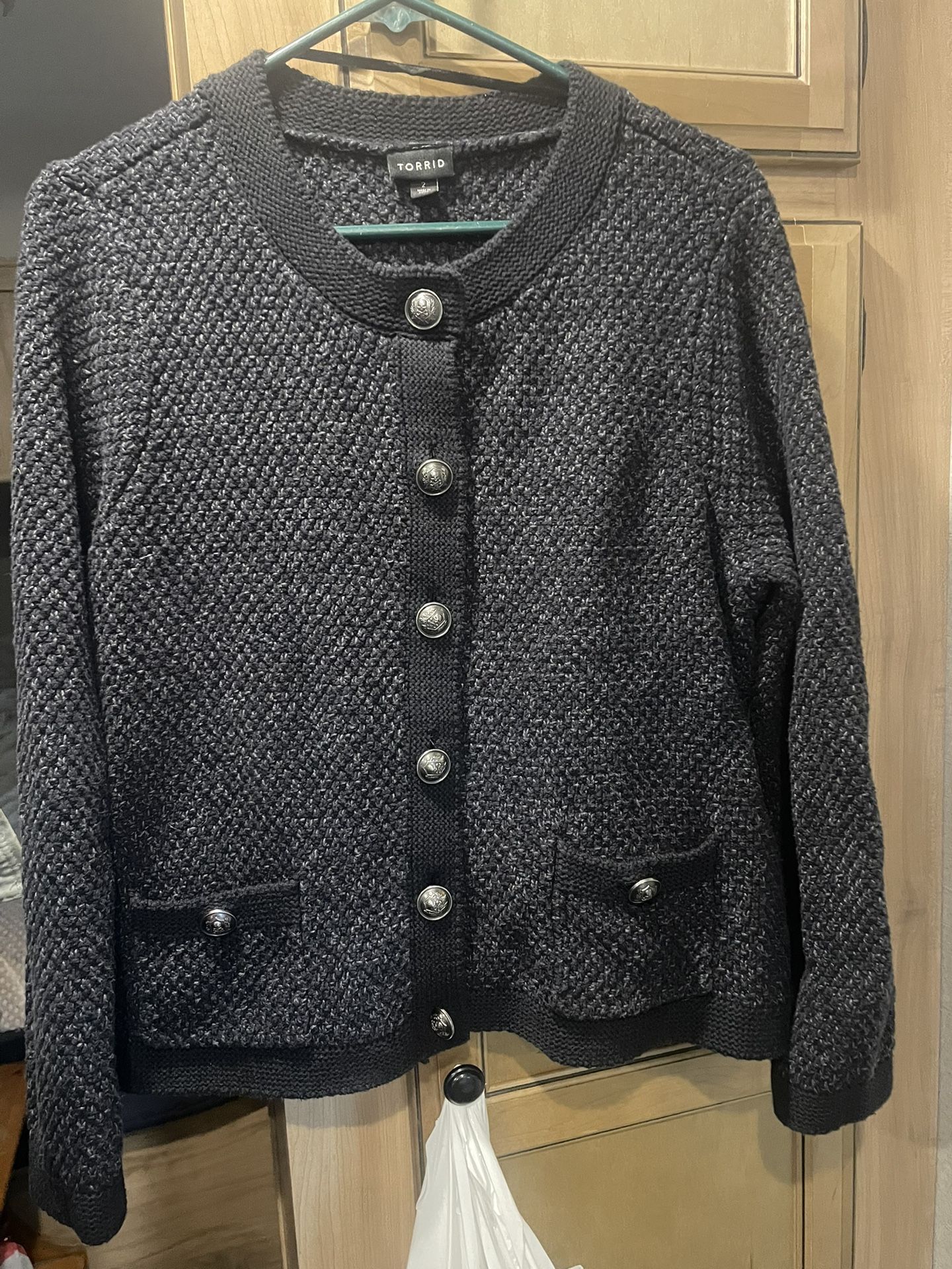 Torrid Button Up Cardigan Sweater