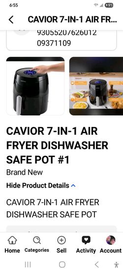 NIB CAVIOR  Air Fryer JT-901A